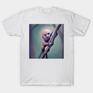 Pink little monkey T-Shirt